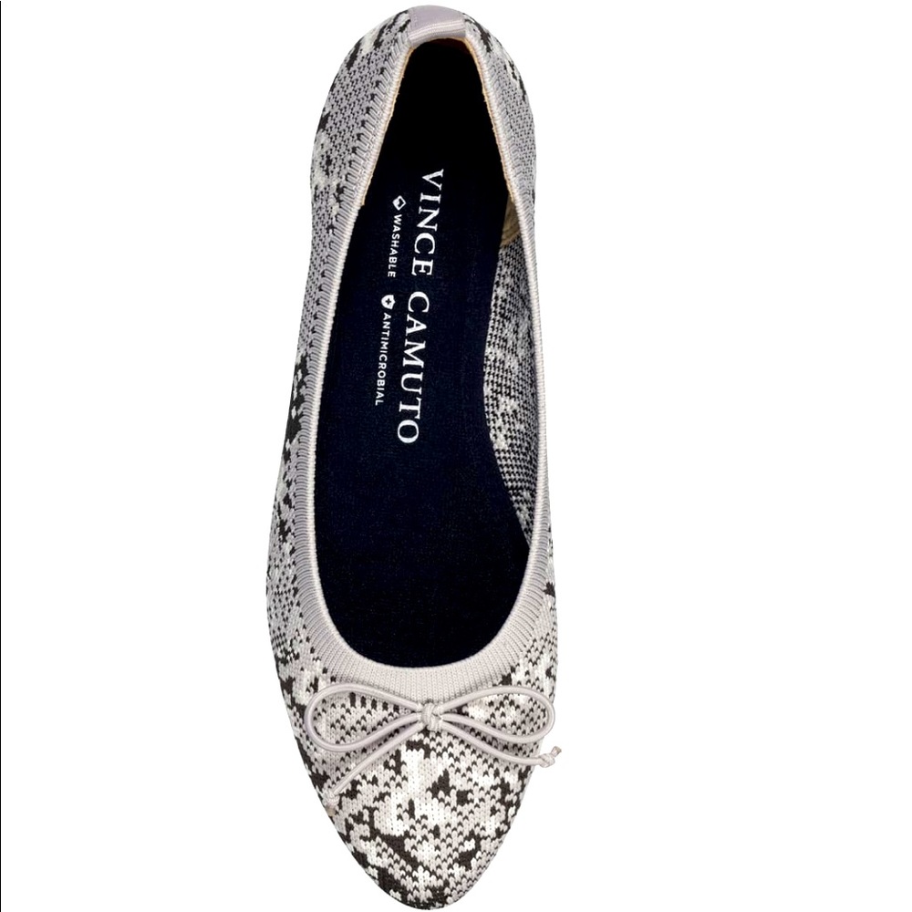 Washable  Vince Camuto ‘Flanna’ Knit Ballet Flats